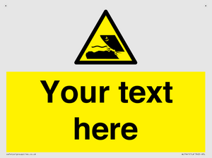 Custom Warning submerged objects in watercraft areas